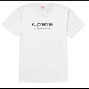 Supreme White Tshirt